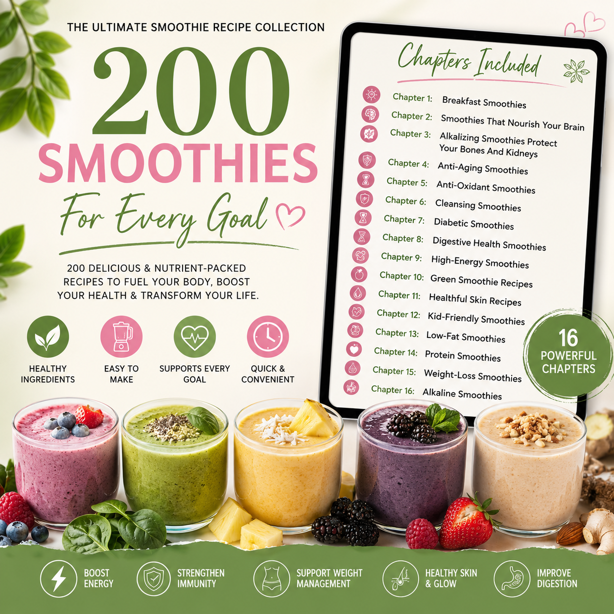 200 Smoothie Recipes With Pictures - Smoothie Society